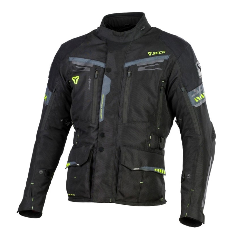 Motorjas SECA Arrakis II zwart uitverkoop