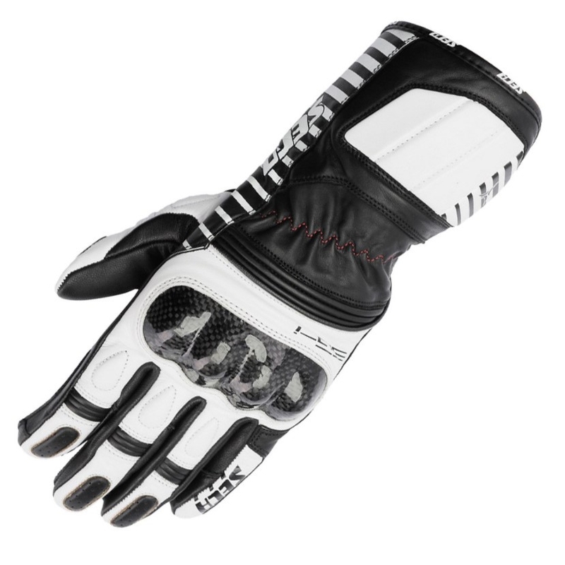 Rukavice na motorku SECA IV Mercury černo-bílé výprodej