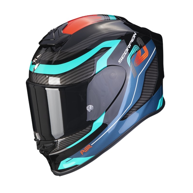 Integrální přilba na motorku SCORPION EXO-R1 AIR VATIS černo/modro/červená