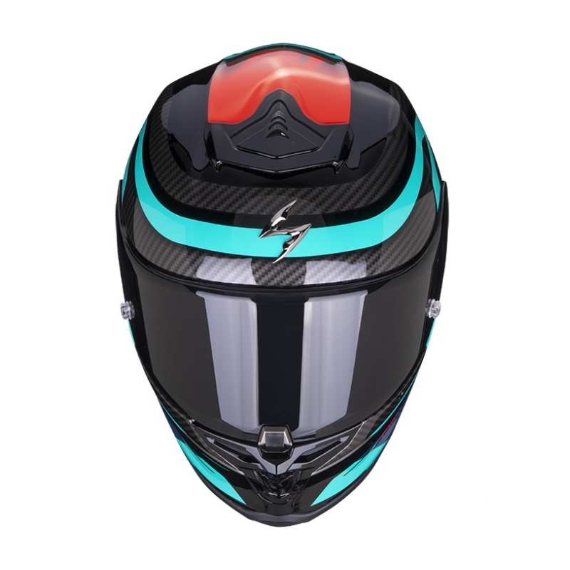 Integrální přilba na motorku SCORPION EXO-R1 AIR VATIS černo/modro/červená