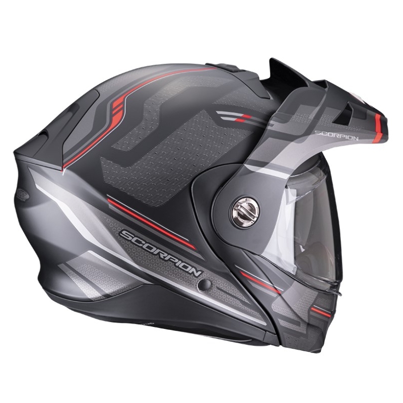 Motorhelm SCORPION ADX-2 CARRERA mat zwart-rood