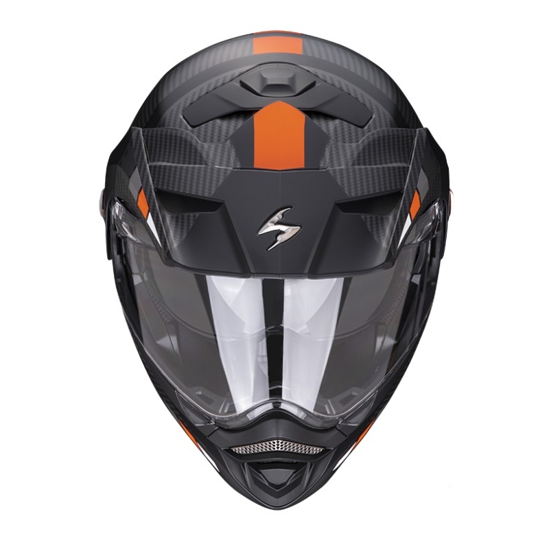 Motorhelm SCORPION ADX-2 CAMINO zwart-zilver-oranje uitverkoop