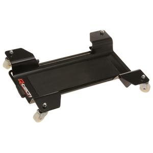 Q-Tech mobiele onderlegger onder hoofdstandaard zwart