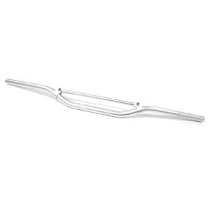 Cross/enduro motorfietsstuur met trapeze zilver