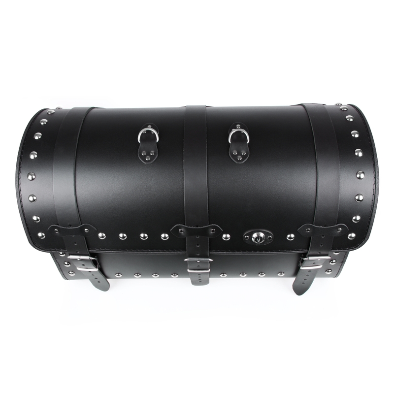 Chopper RSA-8B leren motorkoffer met slot