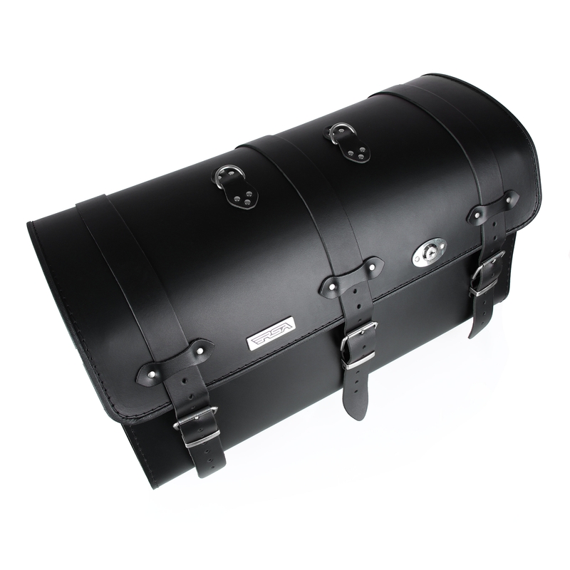 Chopper RSA-18A leren motorkoffer met slot