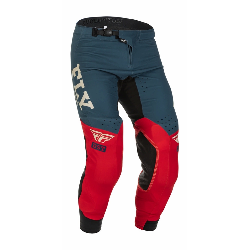 Motokrosové kalhoty FLY Racing Evolution DST 2022 červeno-šedé