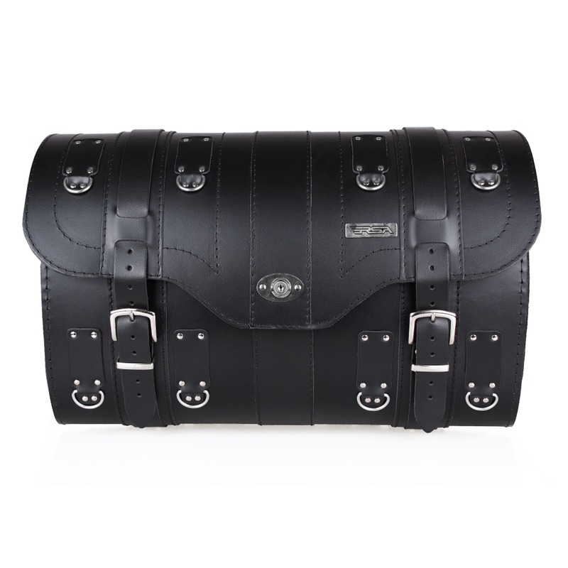 Chopper RSA-15A leren motorkoffer met slot