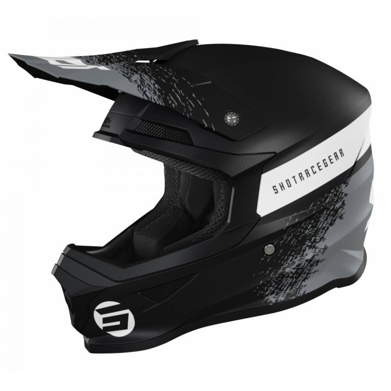 Motokrosová přilba Shot Furious Roll černo-šedá