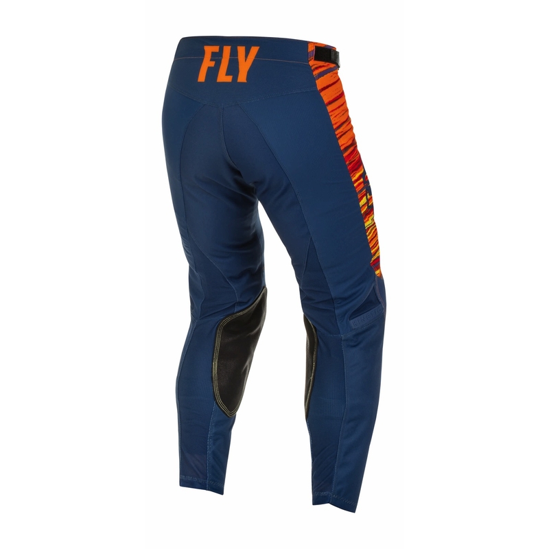 Motokrosové kalhoty FLY Racing Kinetic Wawe 2022 modro-oranžové