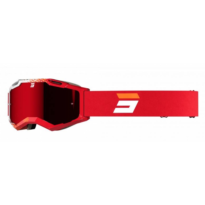 Motorcrossbril Shot Iris 2.0 Fusion rood
