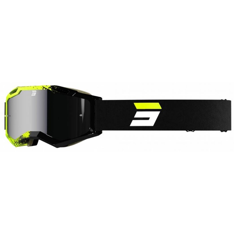 Motorcrossbril Shot Iris 2.0 Fusion zwart-fluo geel
