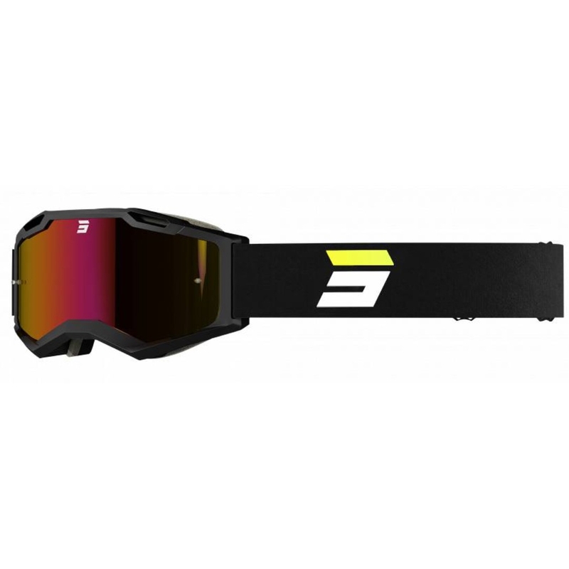 Motorcrossbril Shot Iris 2.0 Tech fluo geel-wit-zwart