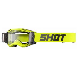 Motorcrossbril Shot Iris 2.0 Solid Roll-Off fluo-geel