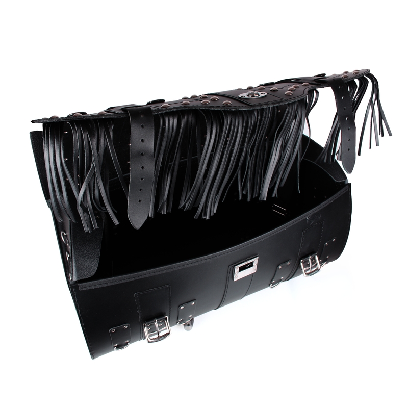 Chopper RSA-16C leren motorkoffer met slot