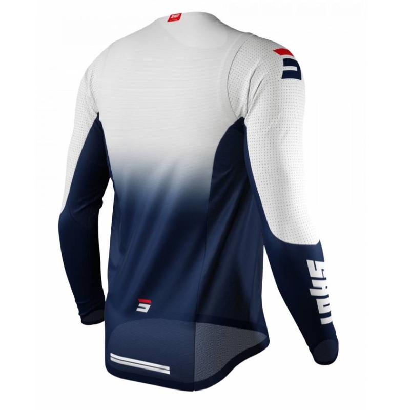 Motokrosový dres Shot Aerolite Gradient modro-bílý