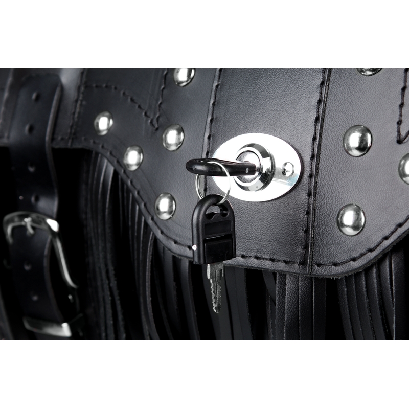 Chopper RSA-15C leren motorkoffer met slot