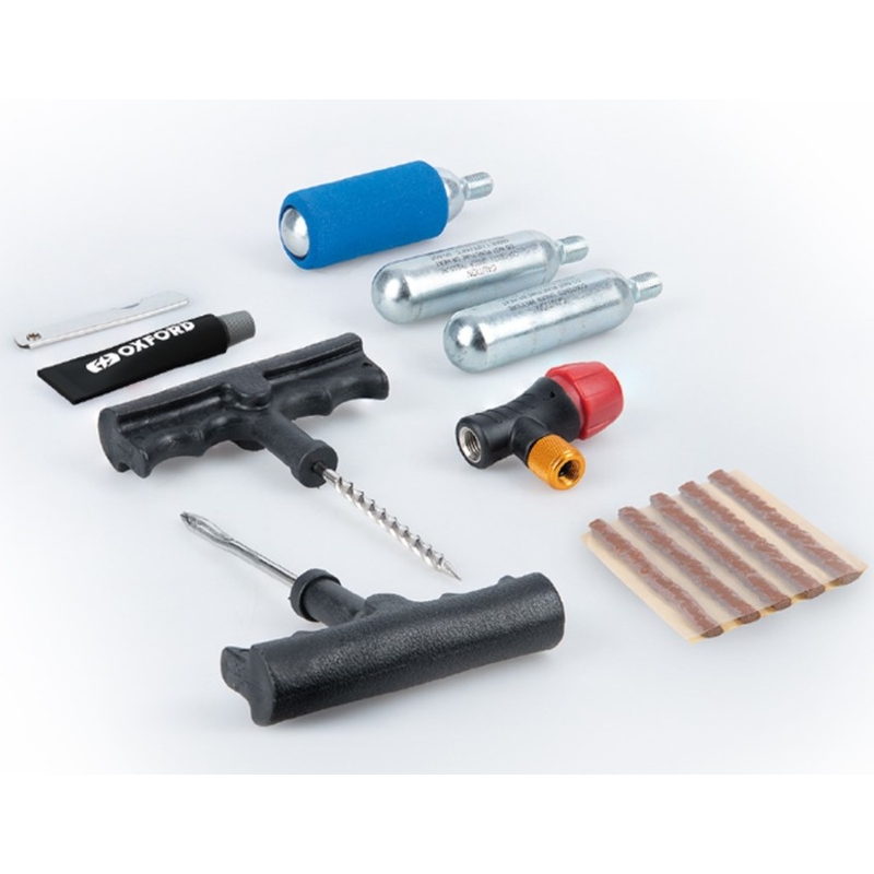 12-delige reparatieset voor Oxford tubeless moto banden