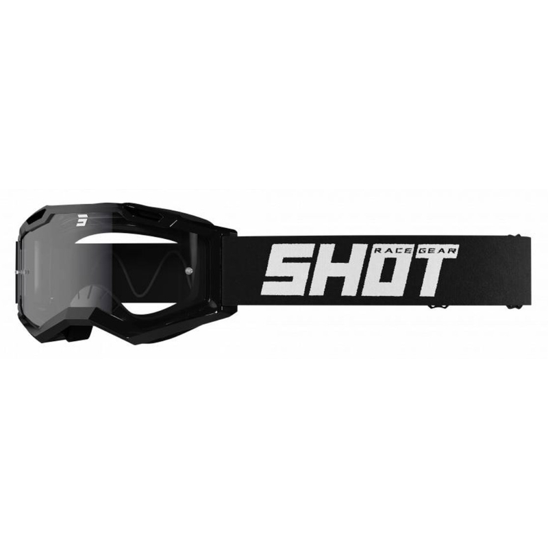 Motorcrossbril Shot Assault 2.0 Stevig zwart