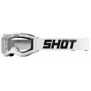 Motorcrossbril Shot Assault 2.0 effen wit
