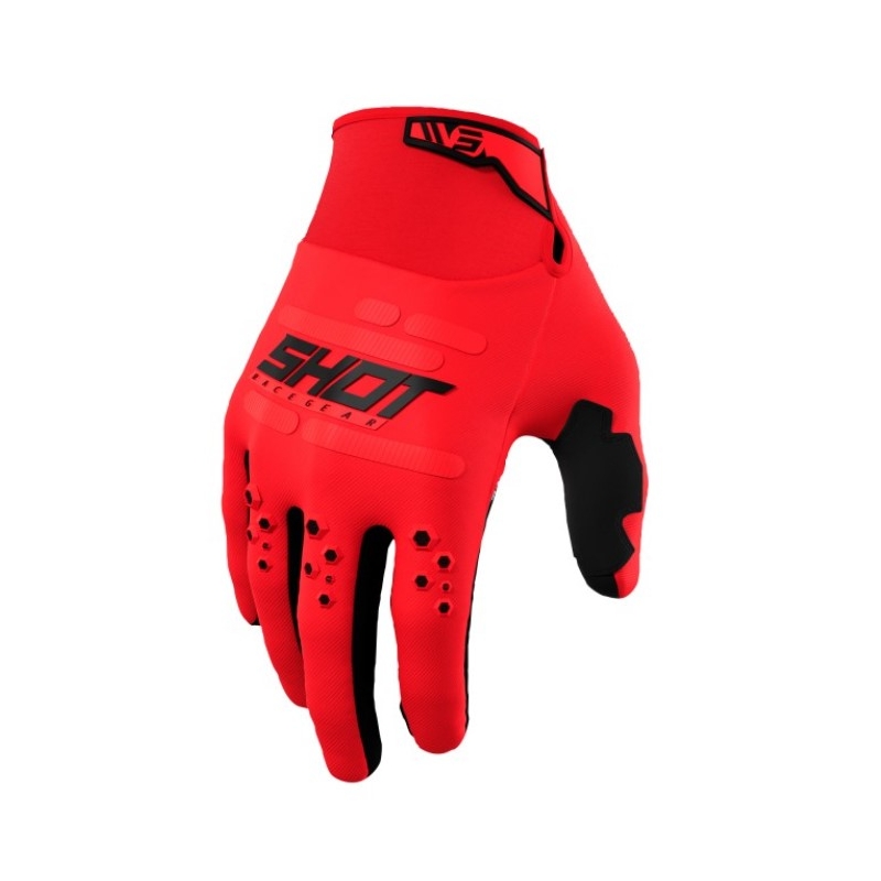 Motorcross handschoenen Shot Vision rood