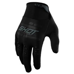 Motorcross handschoenen Shot Vision zwart uitverkoop
