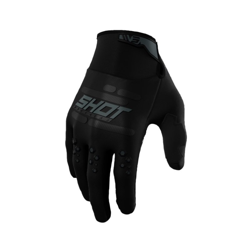 Motorcross handschoenen Shot Vision zwart uitverkoop