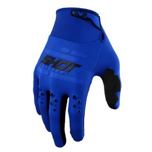 Motorcross handschoenen Shot Vision blauw