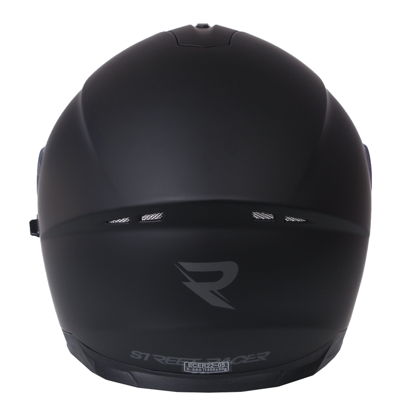 Integraal motorhelm Street Racer Magna zwart mat