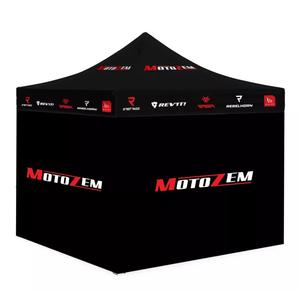 MotoZem Brand race tent met zijwanden