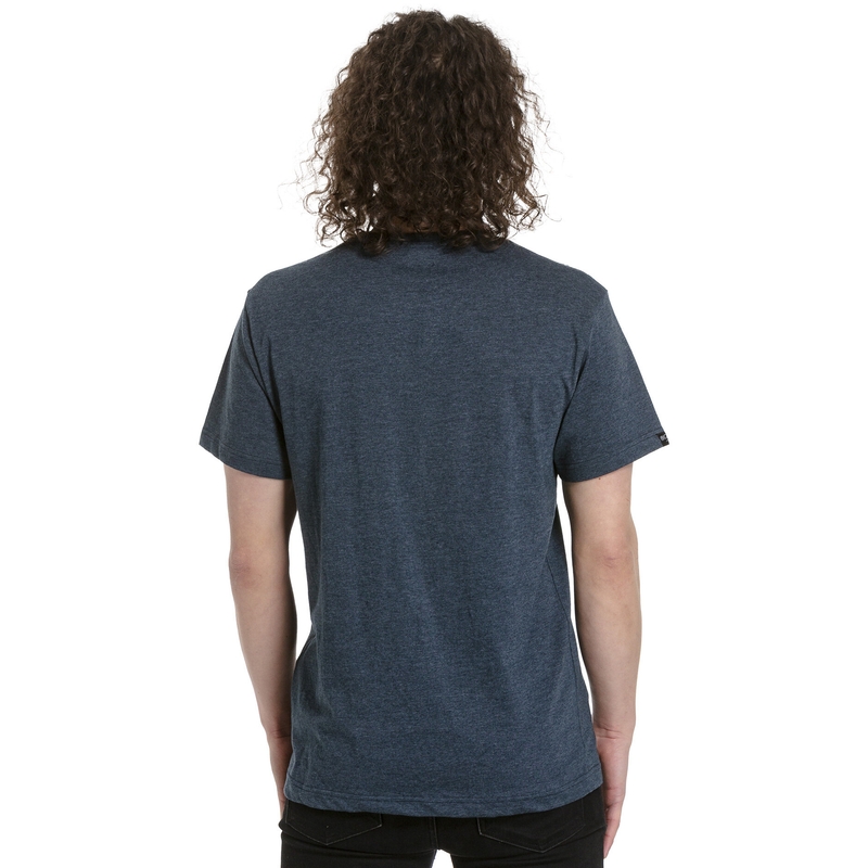 T-shirt Meatfly Podium donkerblauw uitverkoop
