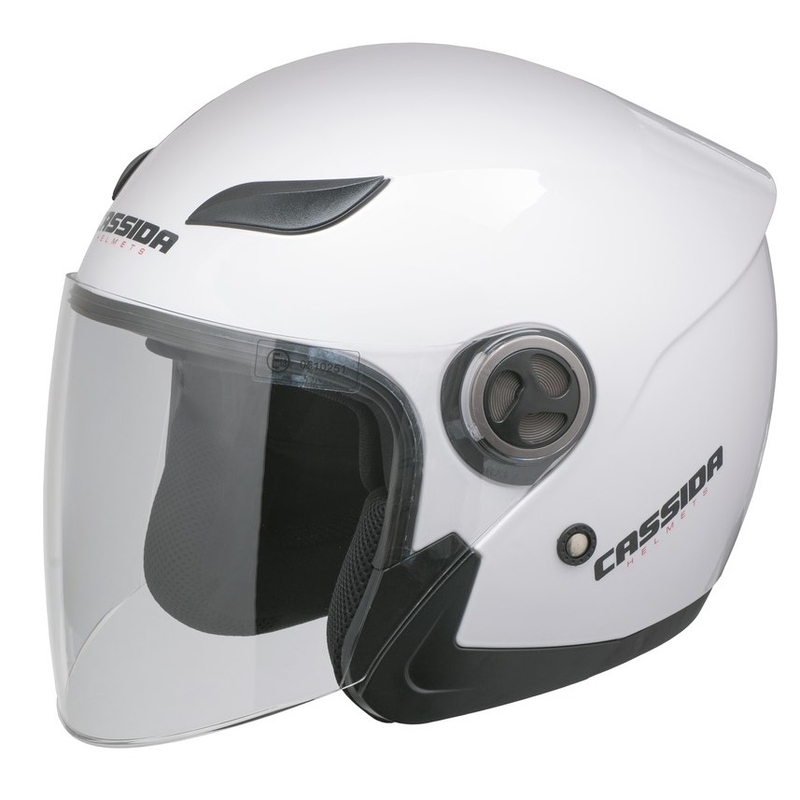 Cassida Reflex open motorhelm wit uitverkoop