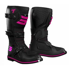 Kinderfietslaarzen Shot Race 2 Zwart en Roze