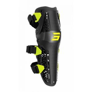 Kniebeschermers Shot Airflow zwart-fluogeel