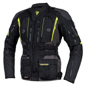 Rebelhorn Patrol zwart-grijs-fluo gele motorjas uitverkoop