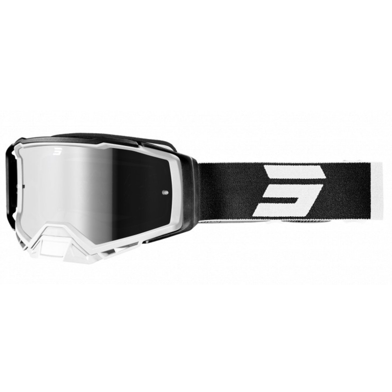 Motokrosové brýle Shot Core černo-bílé