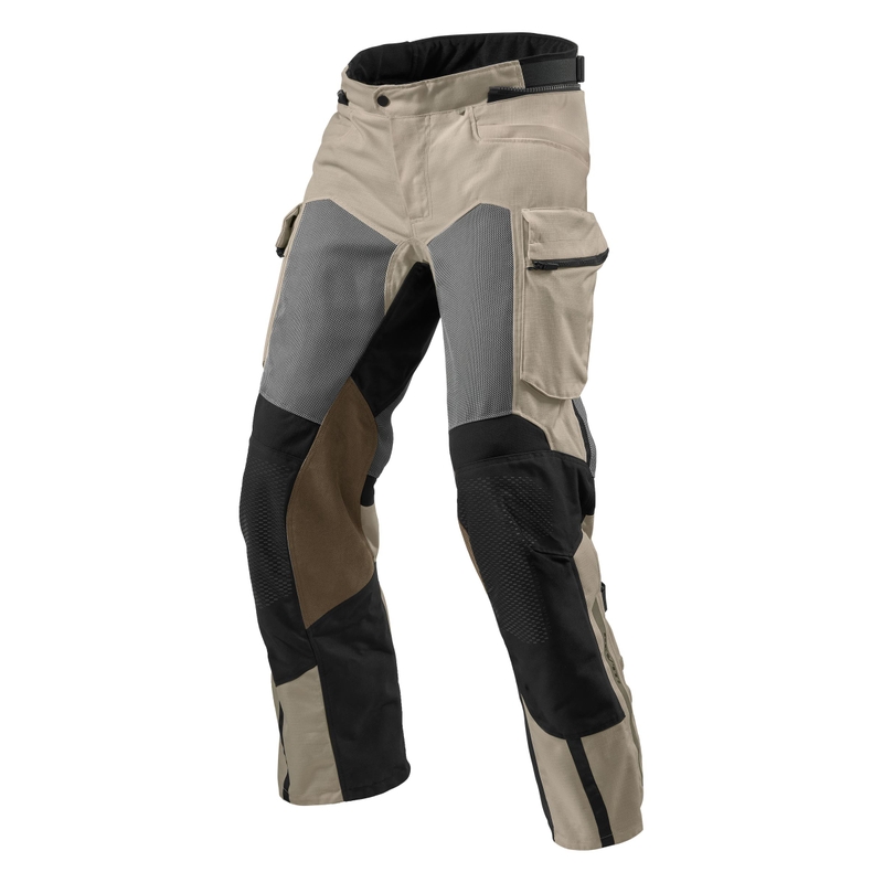 Revit Cayenne 2 motorbroek zandbruin kort