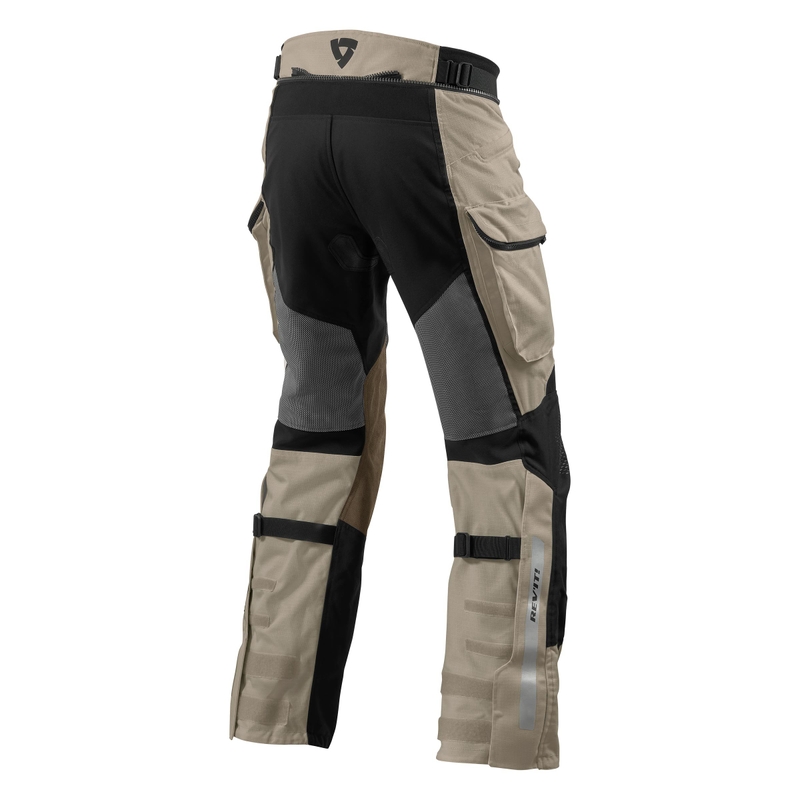 Revit Cayenne 2 motorbroek zandbruin kort