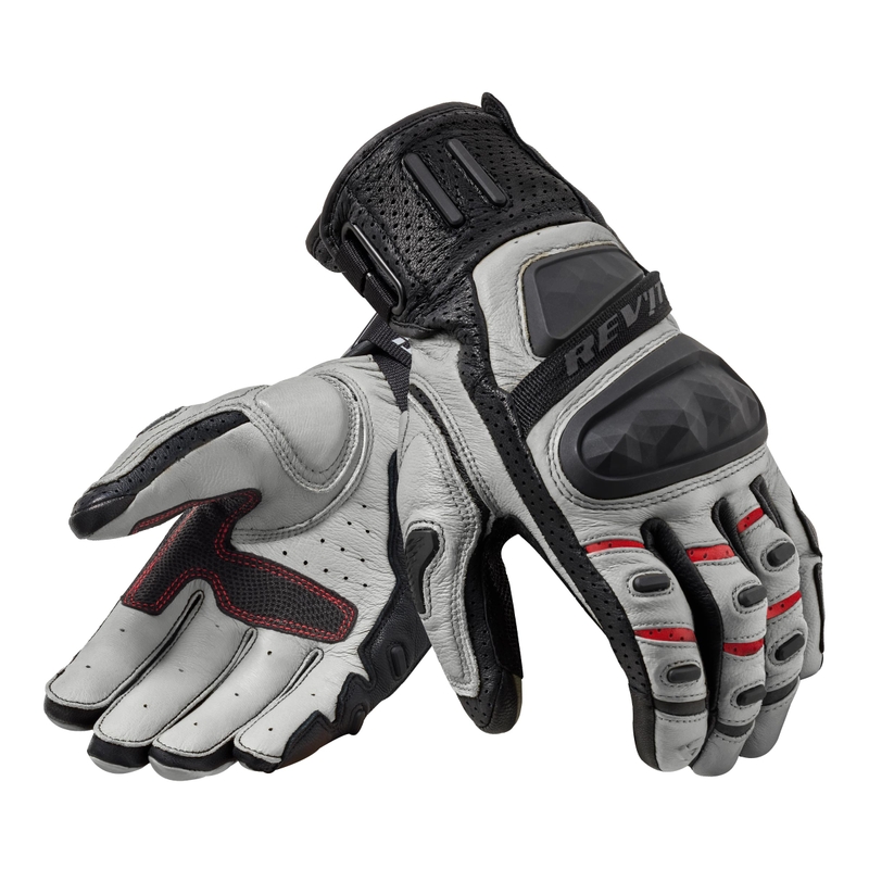 Revit Cayenne 2 motorhandschoenen zilver-zwart
