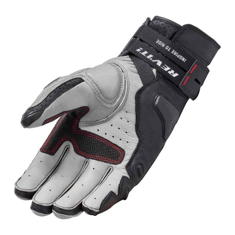 Revit Cayenne 2 motorhandschoenen zilver-zwart