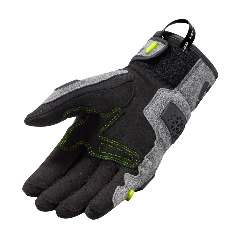 Motorhandschoenen Revit Mangrove zilver-zwart-fluogeel