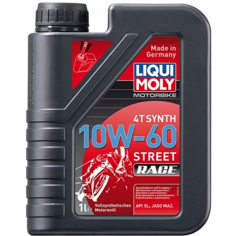 Motorolie LIQUI MOLY Motorfiets 4T Synth 10W60 Race 1 l