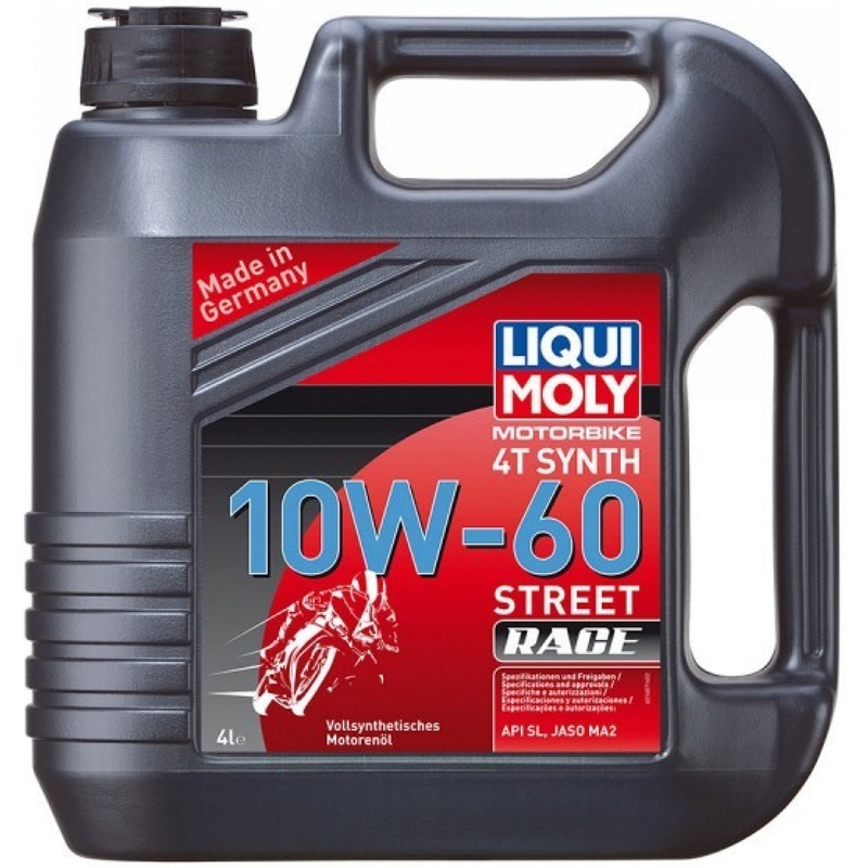 LIQUI MOLY Motorfiets 4T Synth 10W60 Race 4 L