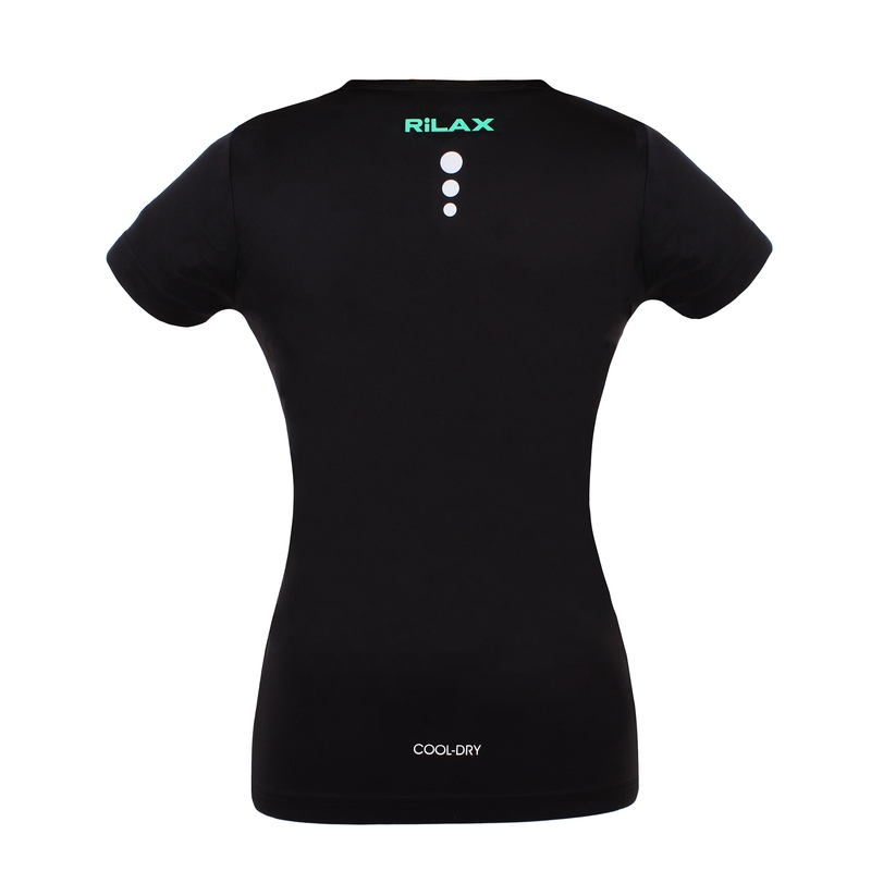 Functioneel dames-T-shirt Rilax Hrama zwart