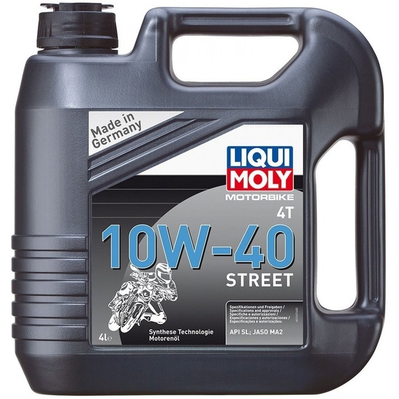 Motorolie LIQUI MOLY Motorfiets 4T 10W40 Straat 4 l