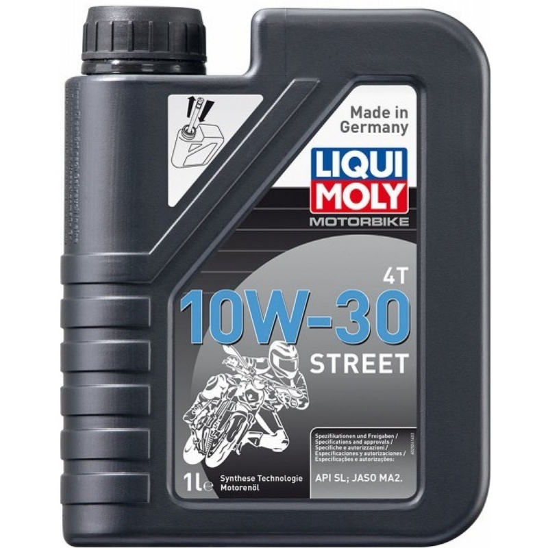 Motorolie LIQUI MOLY Motorfiets 4T 10W30 Straat 1 l