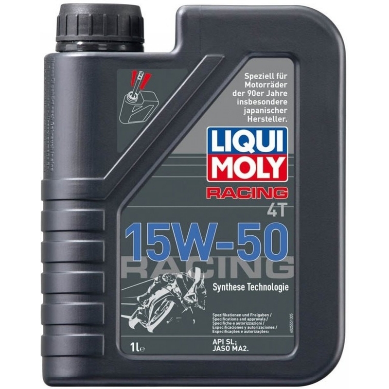 Motorolie LIQUI MOLY Motorfiets 4T 15W50 Straat 1 l uitverkoop