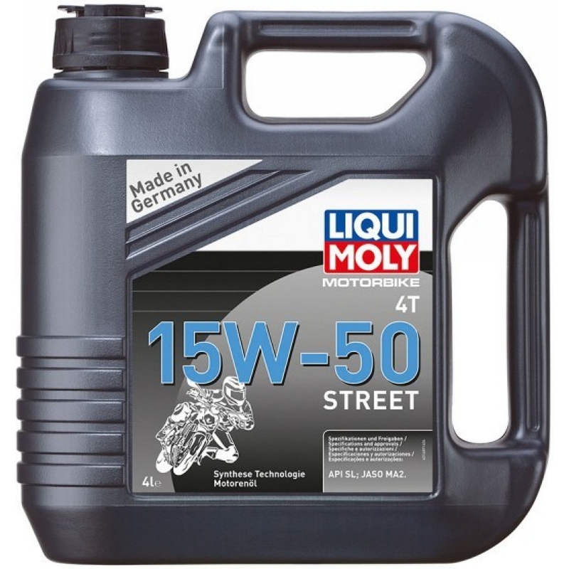 Motorolie LIQUI MOLY Motorfiets 4T 15W50 Straat 4 l
