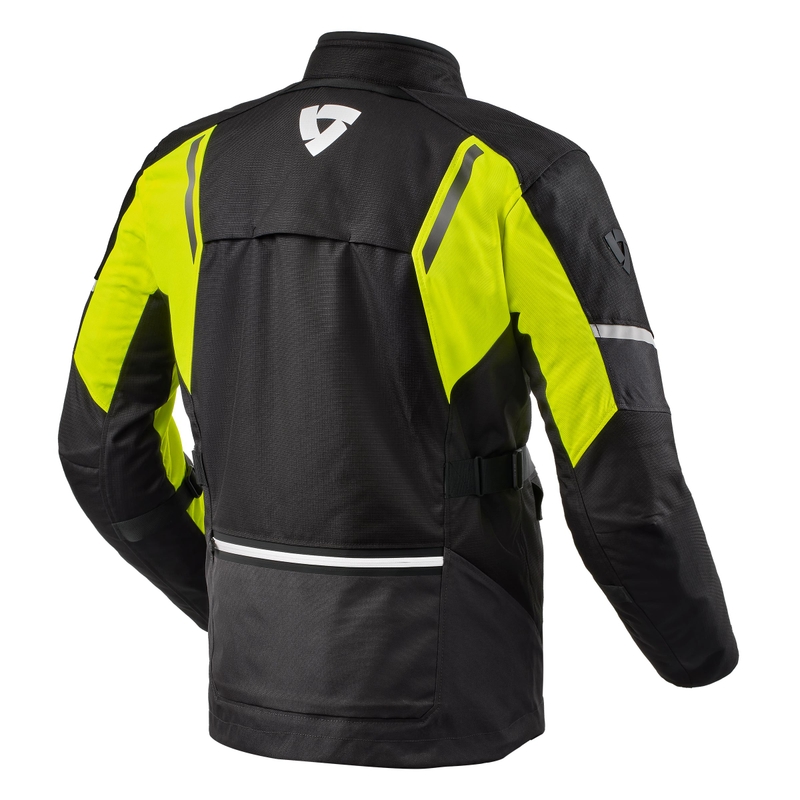 Bunda na motorku Revit Move H2O černo-fluo žlutá výprodej
