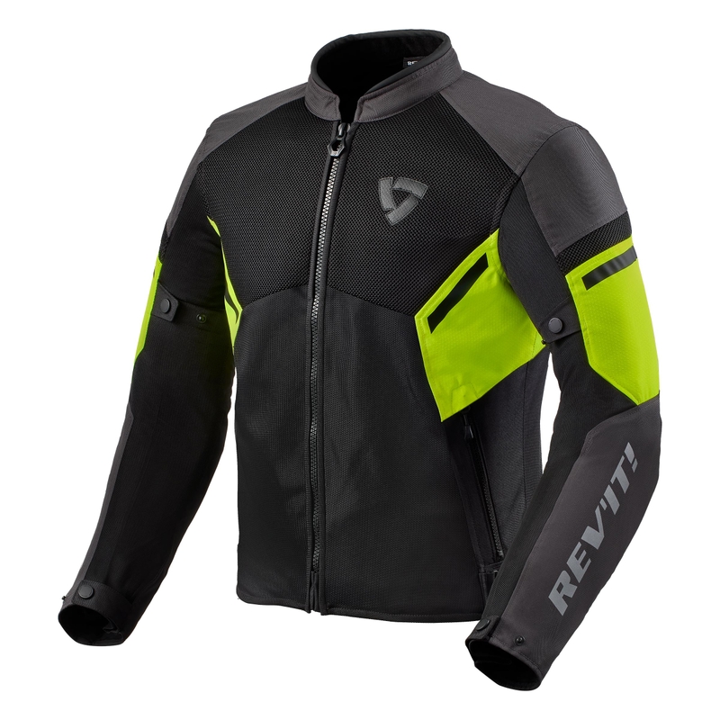 Revit GT-R Air 3 zwart-fluo gele motorjas